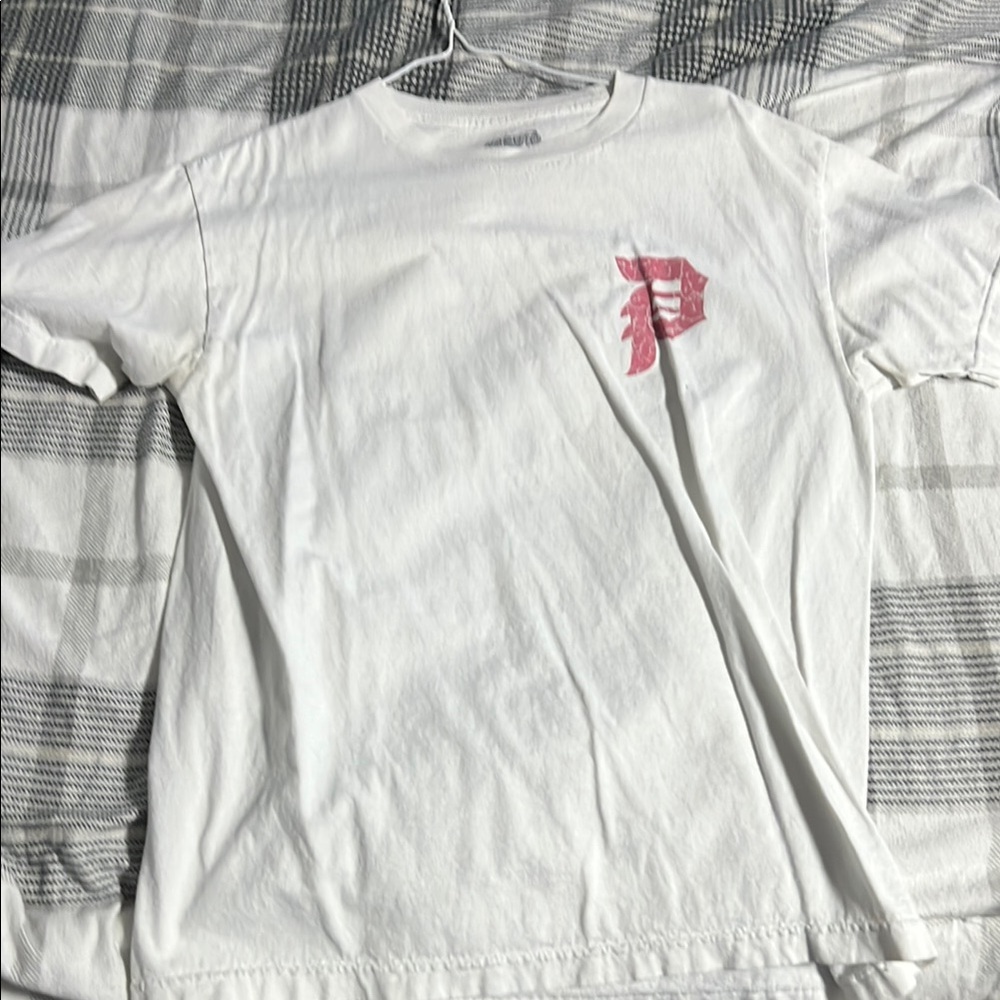 Primitive White and Pink Short Sleeve Tee